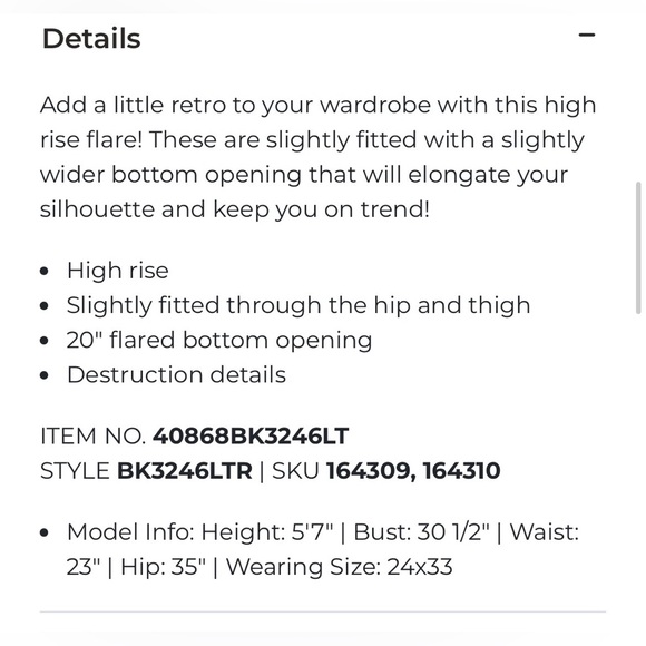 Hidden Happi High Rise Flare Jean - Picture 14 of 14